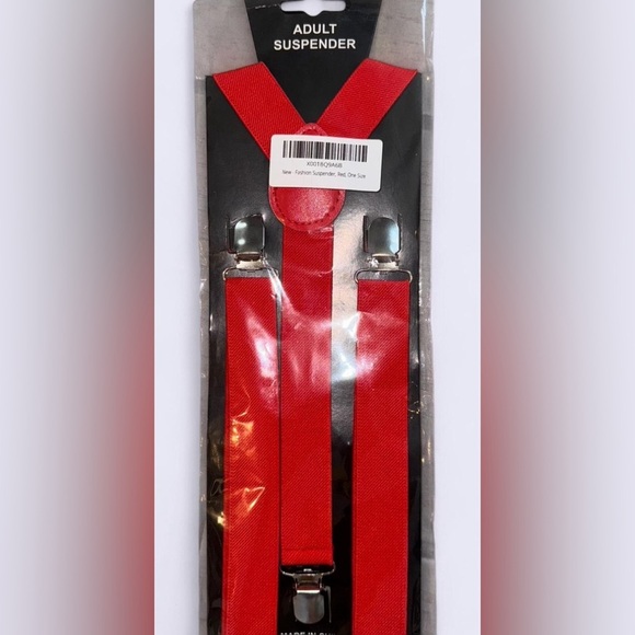 Other - Red Men's Suspenders